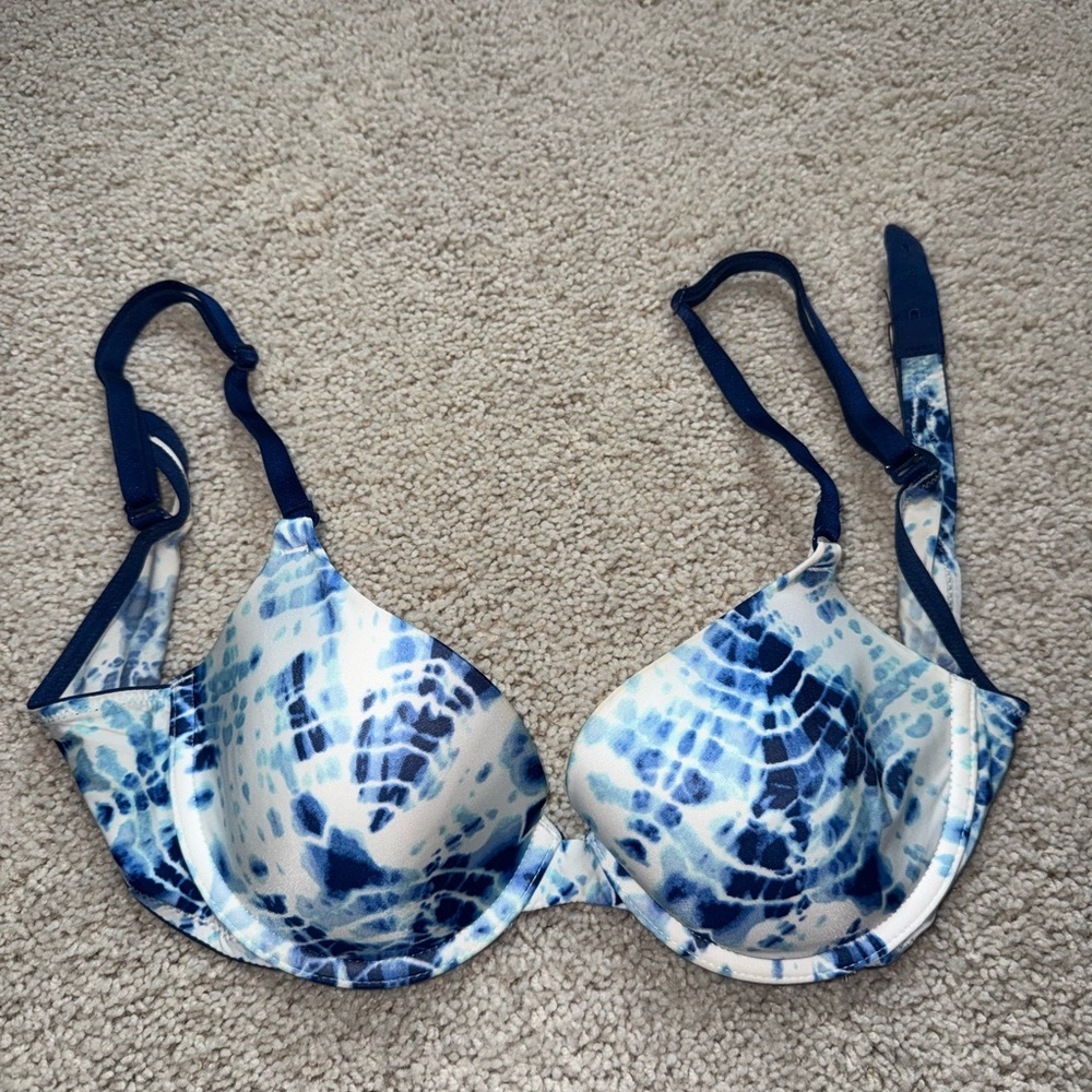 Victoria’s Secret Blue Tie-Dye Women's Bra